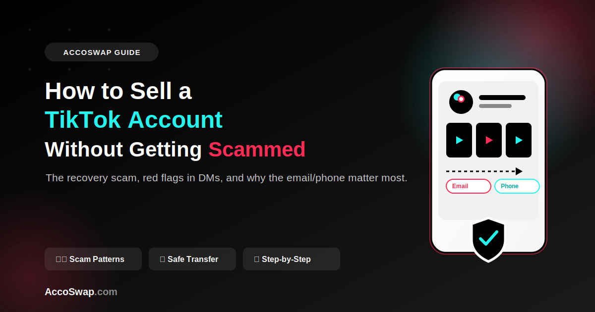 How to Sell a TikTok Account Without Getting Scammed