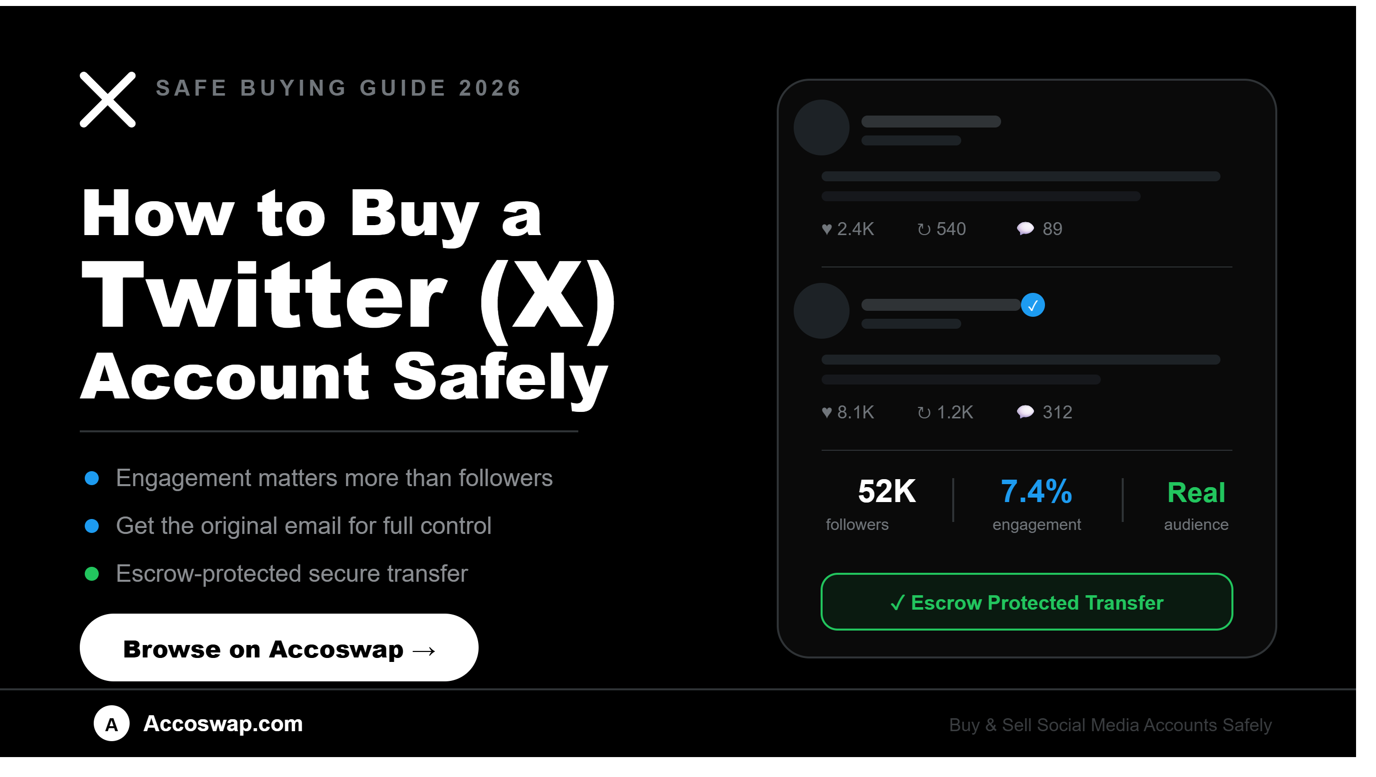 How to Buy a Twitter (X) Account Safely in 2026 — Complete Guide