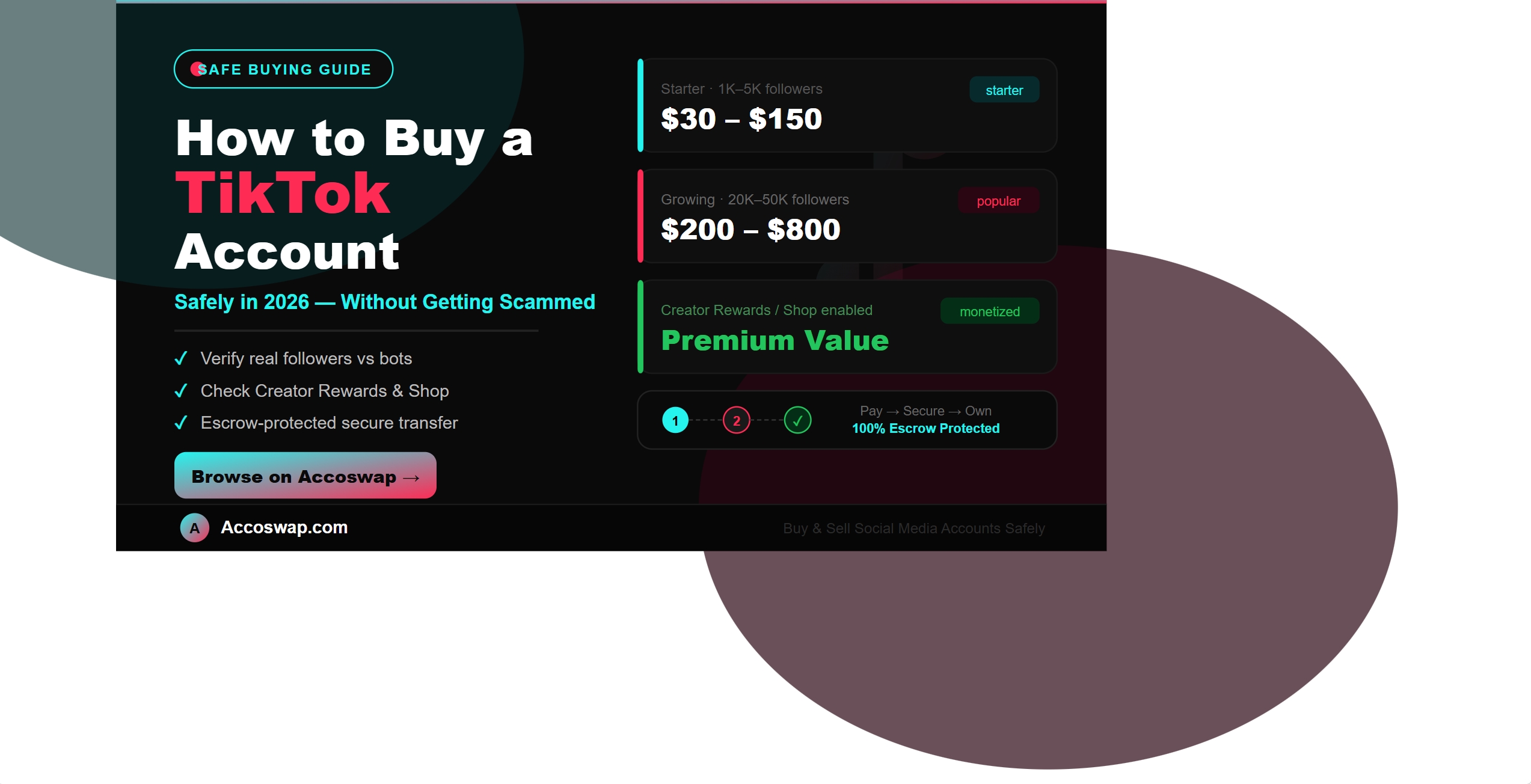 How to Buy a TikTok Account Safely in 2026 — Complete Guide